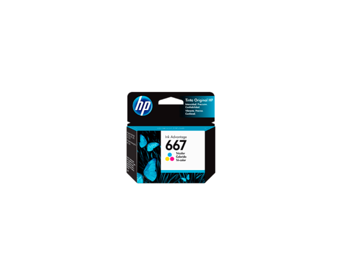HP - 667 - Ink cartridge - Tricolor - 3YM78AL