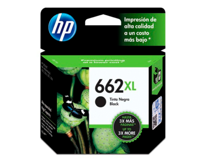 HP 662XL - Alto rendimiento - negro
