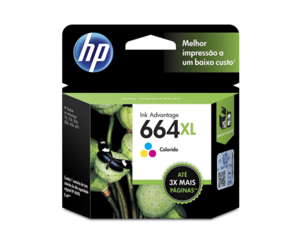 HP - Ink cartridge - Tricolor – 664XL - F6V30AL