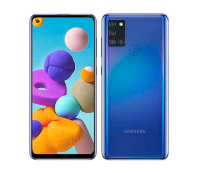 Samsung Galaxy A21s - Smartphone - Android - 64 GB - Blue - Touch - Dual Sim
