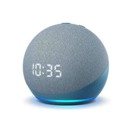 Nuevo Echo Dot (4ta Generación) | Parlante inteligente con reloj y Alexa | Crepúsculo azul