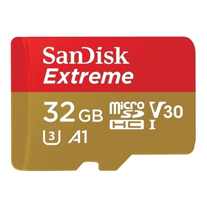 SanDisk Tarjeta de memoria Extreme microSDHC UHS-I de 32 GB con adaptador