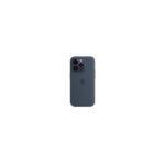 Apple - Carcasa trasera para teléfono móvil - con MagSafe - silicona - azul tormenta - para iPhone 14 Pro