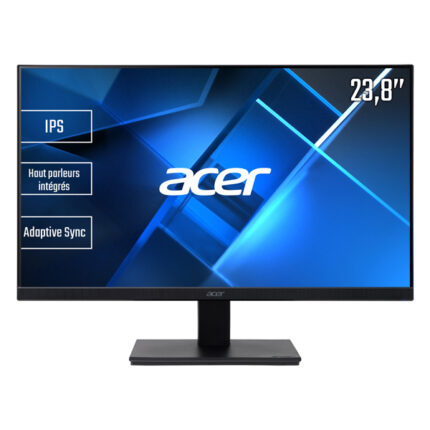 Acer V247Y Abi - Monitor LED - 24" (23.8" visible) - 1920 x 1080 Full HD (1080p) @ 75 Hz - IPS - 250 cd/m² - 1000:1 - 4 ms - HDMI, VGA - negro