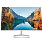 HP M24fw - Monitor LED - 24" (23.8" visible) - 1920 x 1080 Full HD (1080p) @ 75 Hz - IPS - 300 cd/m² - 1000:1 - 5 ms - HDMI, VGA - blanco cerámica, plata (base)