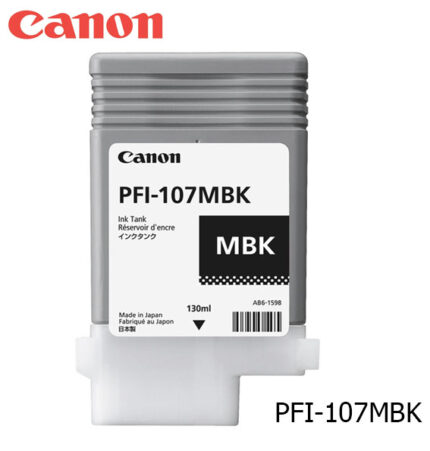 Tinta Canon PFI-107MBK Matte Black Ink Cartridge | ploter