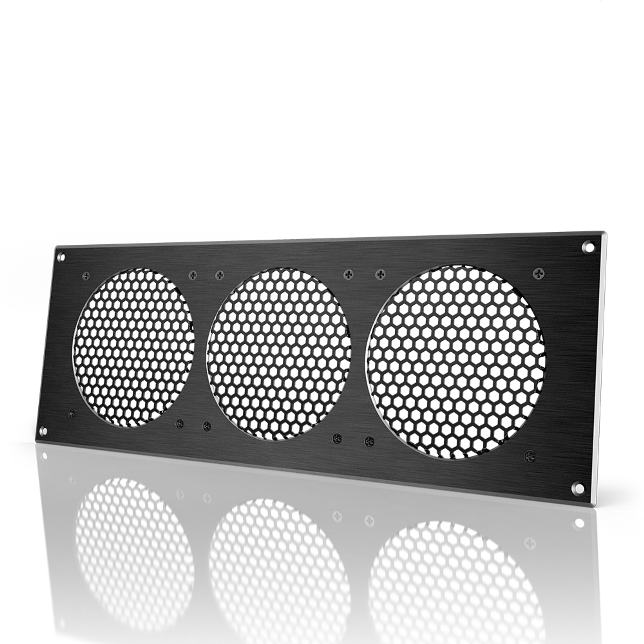 AC INFINITY, Cabinet Ventilation Grille Black, 18 Inch