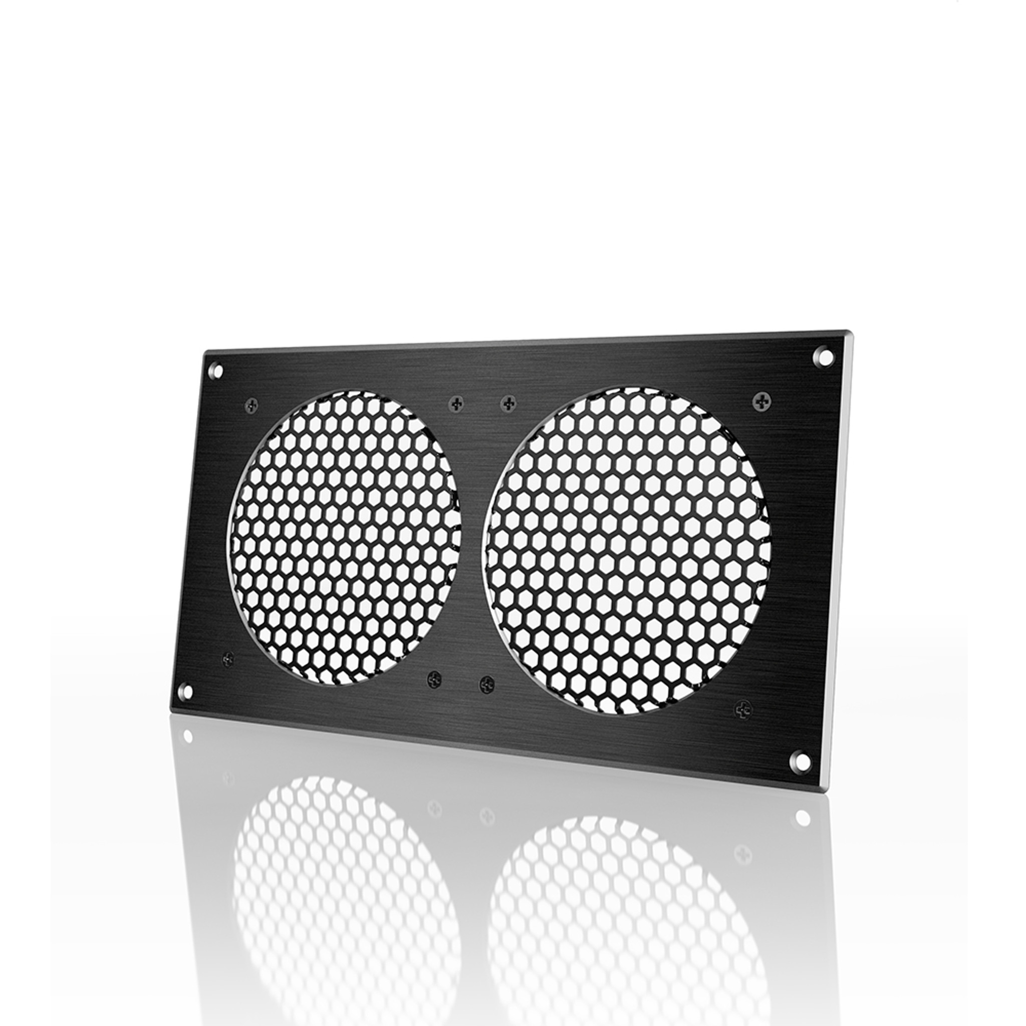 AC INFINITY, Cabinet Passive Ventilation Grille Black, 12 Inch