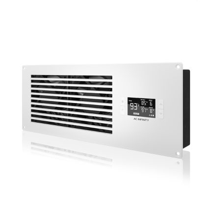 AIRFRAME T7 White, AV Equipment Closet and Room Fan System 17", Exhaust