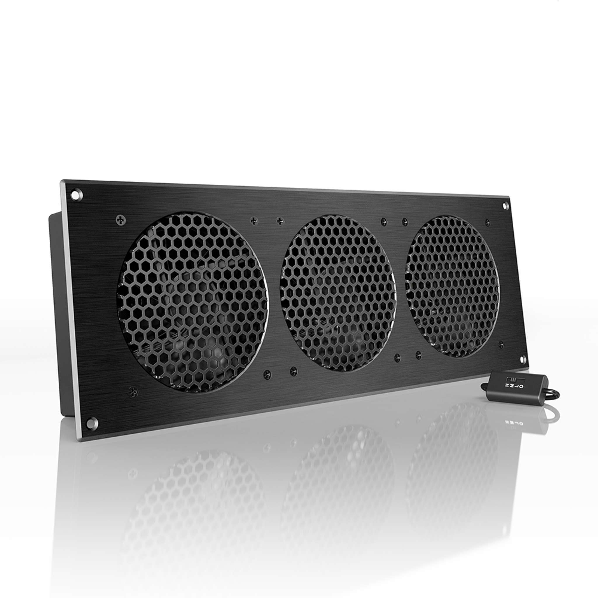 AIRPLATE S9, Home Theater and AV Cabinet Quiet Cooling Fan System, 18 Inch