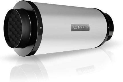 AC INFINITY, Inline Duct Fan Silencer, 8-Inch