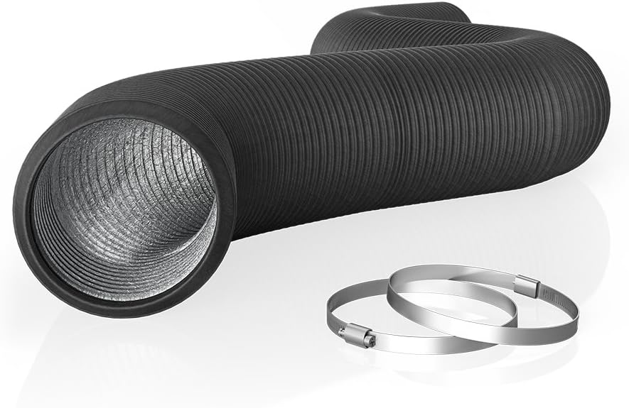 AC INFINITY, Flexible Four-Layer Ducting, 25-Ft Long, 4-Inch