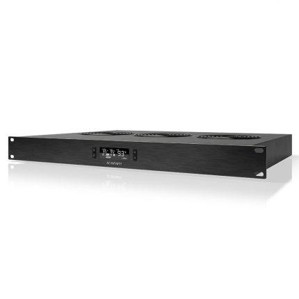 CLOUDPLATE T2, Quiet Rack Cooling Fan System 1U, Top Exhaust