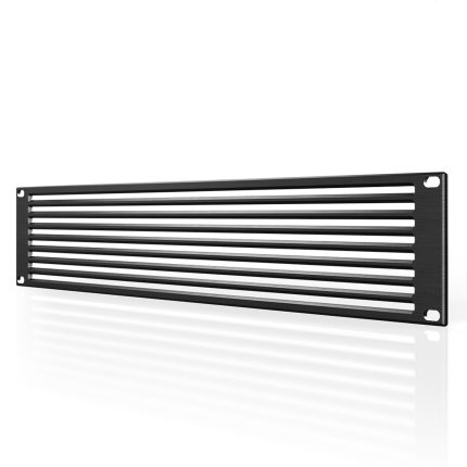AC INFINITY, Anodized Aluminium Rack Panel Vented 2U