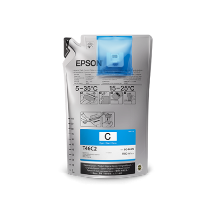 TINTA CYAN ULTRACHROME DS HD BOLSA 6X1,1L