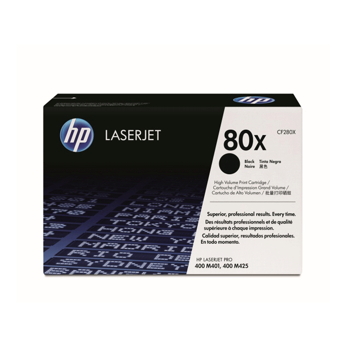 HP 80X High Yield Black Original LaserJet Toner Cartridge