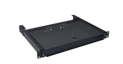 AGL 1U enclosed sliding panel, accepts (4) G2 modules or adapter packs providing up to 48 duplex LC or 32 MPO ports