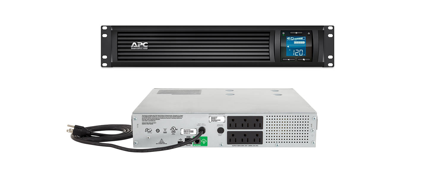 APC Smart-UPS C 1000VA LCD RM 2U 120V with SmartConnect