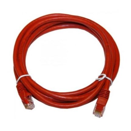 Patch Cord de 7  pies Cat6A  Rojo