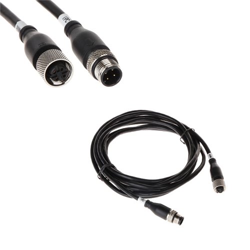 DAHUA M12 4-pin Aviation Cables D-Coding 3 meters