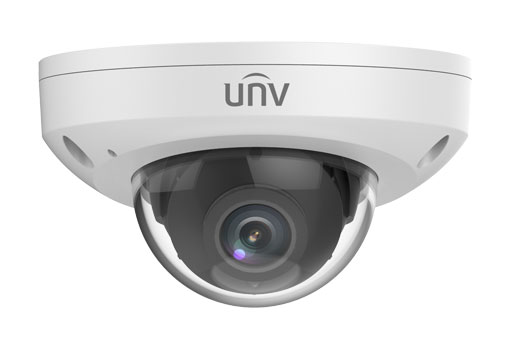 UNIVIEW IP 4MP Mini Dome Camera IR30M 2.8MM Intelligent LightHunter IP67 IK10