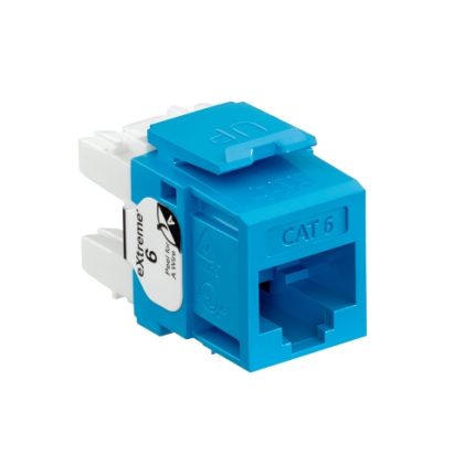 eXtreme 6+ CAT6 QuickPort Jack Blue