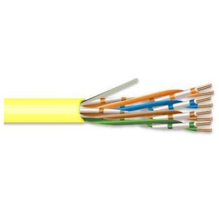 SUPERIOR ESSEX CABLE UTP COPPER CABLE, 4 PAIR, 23 AWG CATEGORY 6 - AMARILLO