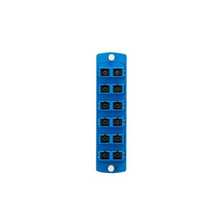 Plate of Single-mode OS1/2, Duplex SC, 12 fibers, Zirconia Ceramic Sleeve
