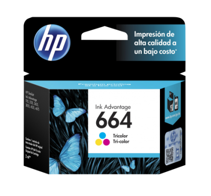 HP 664 Tricolor Ink Cartridge