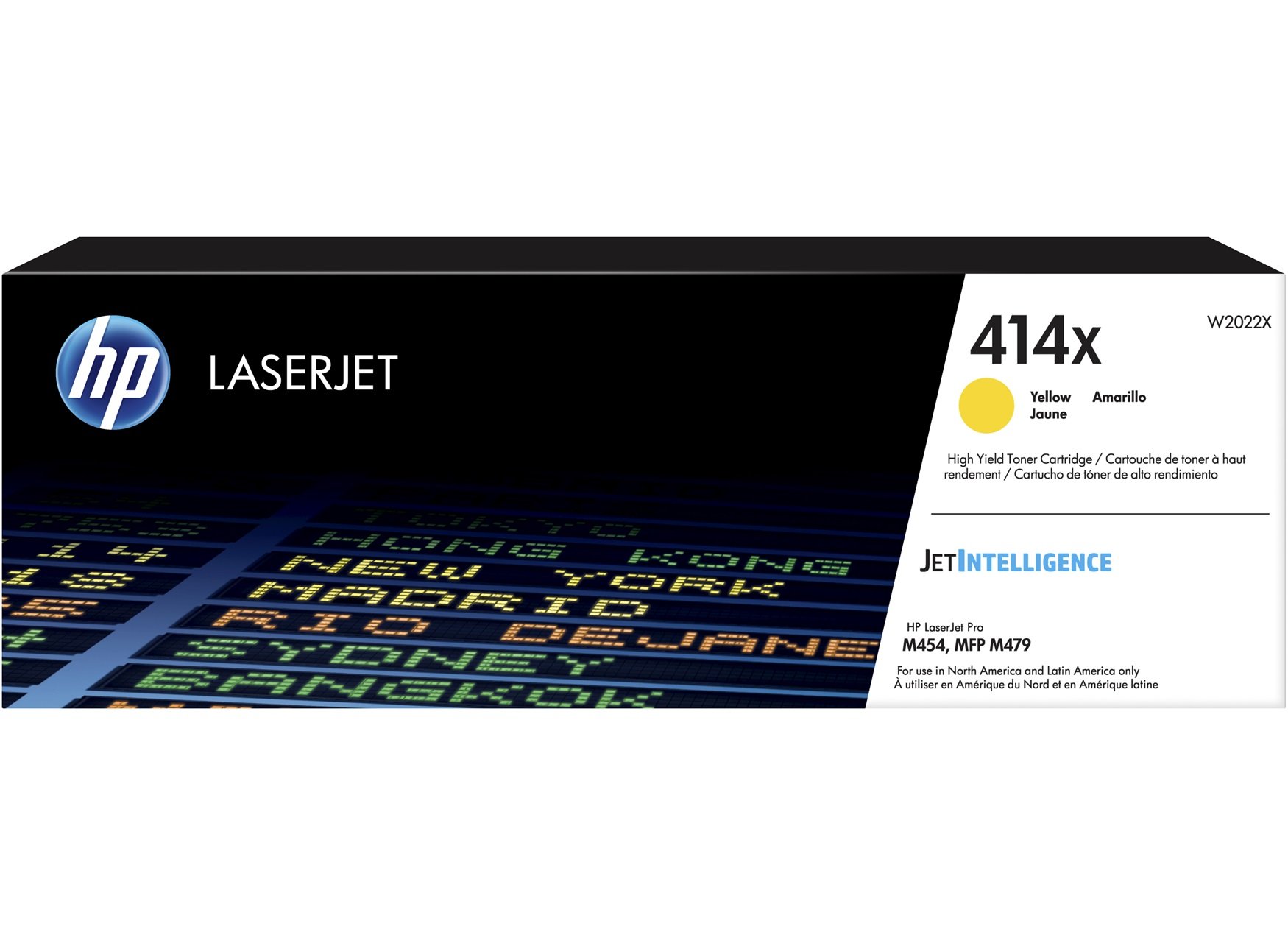 HP 414X Yellow LaserJet Toner Cartridge