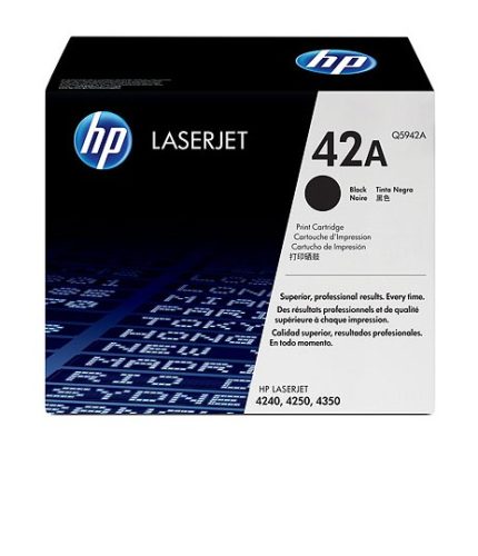 HP 42A Black Original LaserJet Toner Cartridge