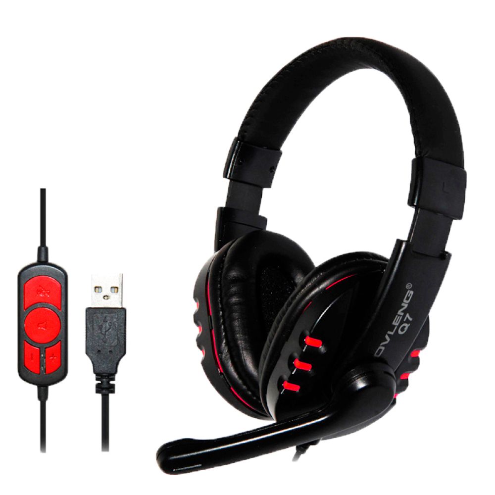 USB COMPUTER HEADSET WITH MIC