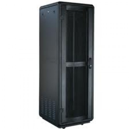 Gabinete 26U 600x1000mm (23.62x39.37in) 19" SILVER SERIES SERVER CABINET (Pre-assembled, *Standard Configuration) Black color RAL 9005