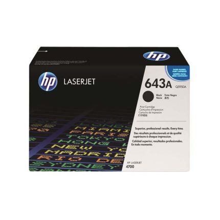 HP 643A Black Original LaserJet Toner Cartridge