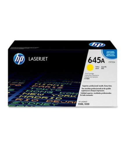 HP 645A Yellow Original LaserJet Toner Cartridge