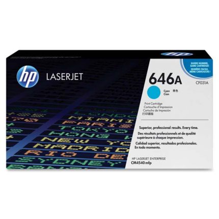 HP 646A Cyan Original LaserJet Toner Cartridge