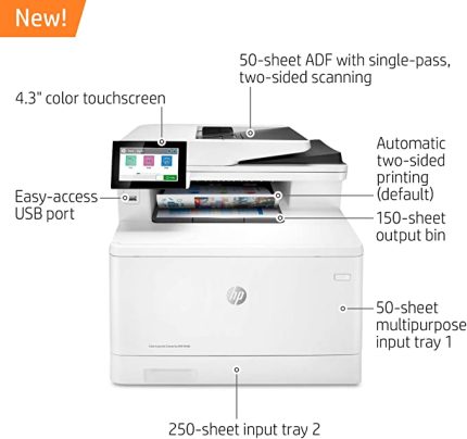 HP Color LaserJet Ent MFP M480f Printer