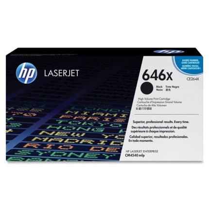 HP 646X High Yield Black Original LaserJet Toner Cartridge