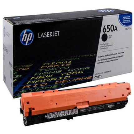 HP 650A Black Original LaserJet Toner Cartridge