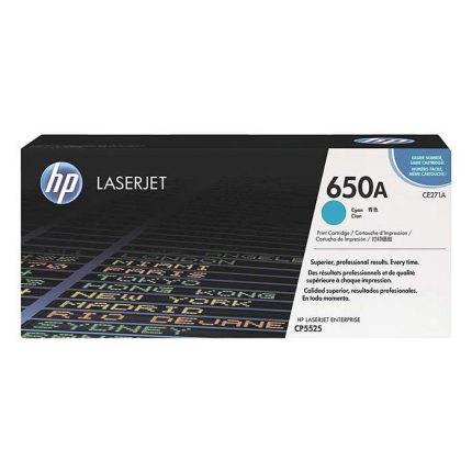 HP 650A Cyan Original LaserJet Toner Cartridge