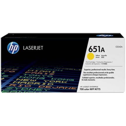 HP 651A Yellow Original LaserJet Toner Cartridge