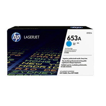 HP 653A Cyan Original LaserJet Toner Cartridge