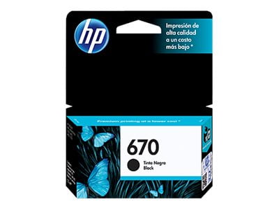 HP 670 Black Ink Cartridge