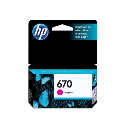 HP 670 Magenta Ink Cartridge