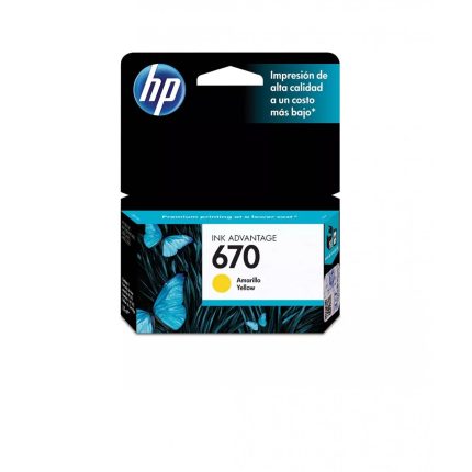 HP 670 Yellow Ink Cartridge