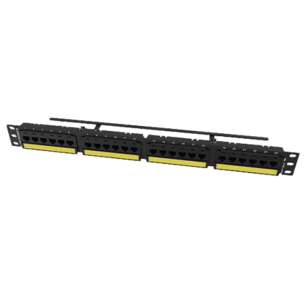 Patch Panel de 24 puertos Cat6A