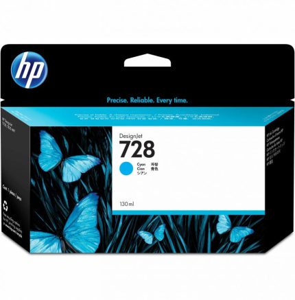 HP 728 130-ml Cyan Ink Cartridge