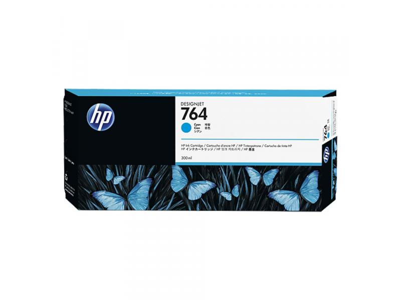 HP 764 300-ml Cyan Ink Cartridge