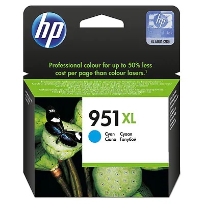 HP 951XL High Yield Cyan Original Ink Cartridge