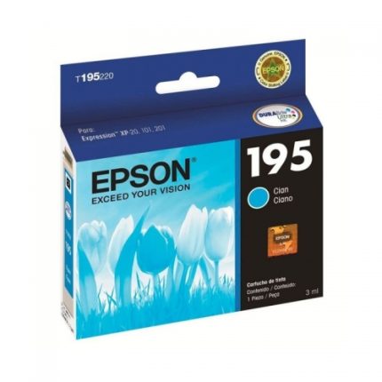 EPSON Cartucho Cian T195